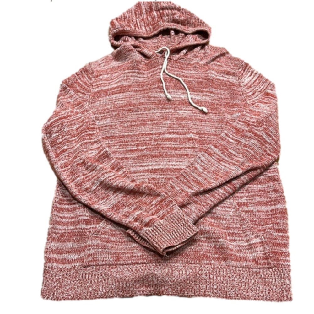Gap size large orange & white hoodie. Barely worn
